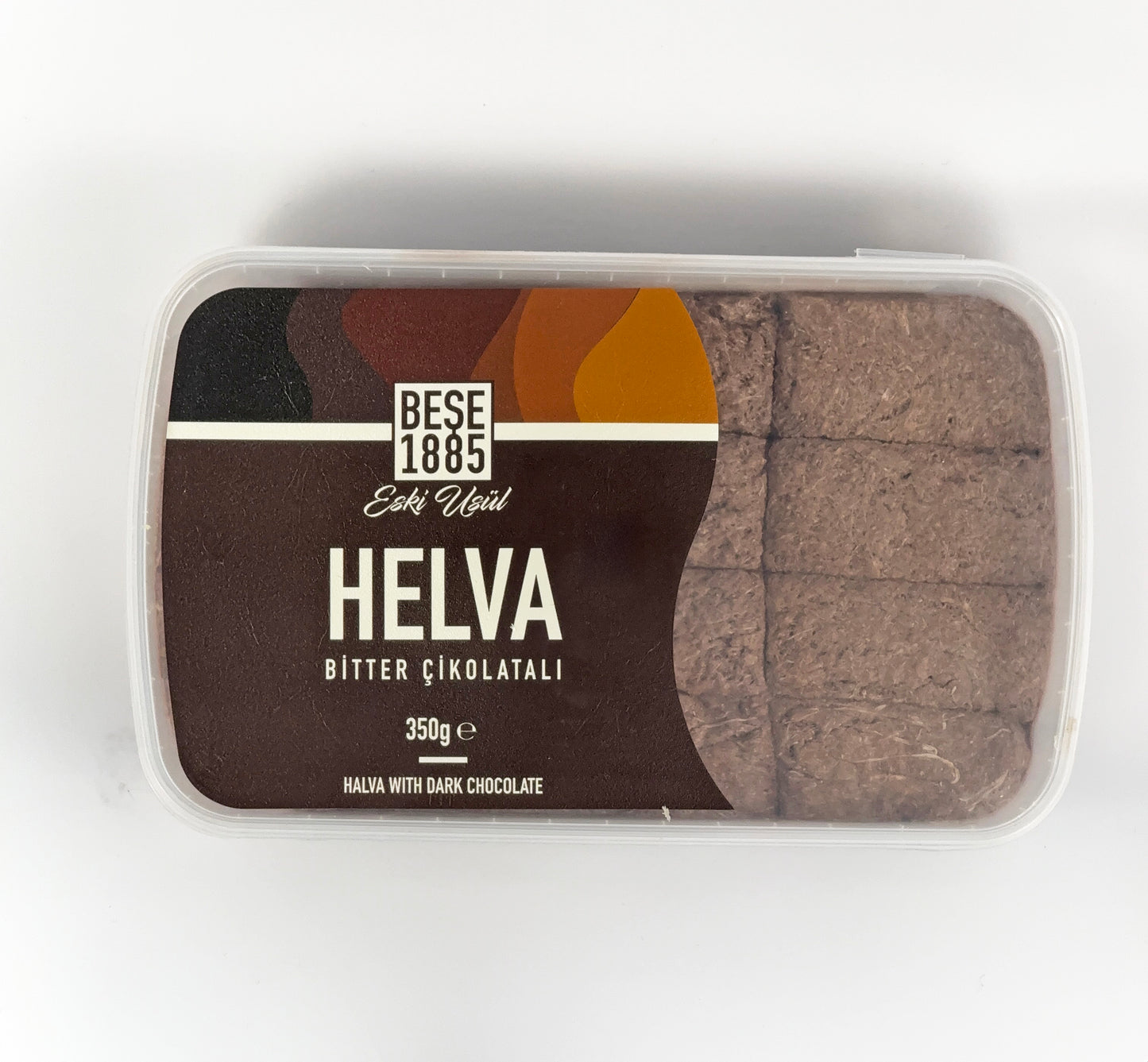 Delicious halva from Turkey 350g – Tahini halva – 52% sesame paste – Gluten-free – No glucose syrup, palm oil &amp; artificial sweeteners – Halva, perfect for special occasions (dark chocolate) 
