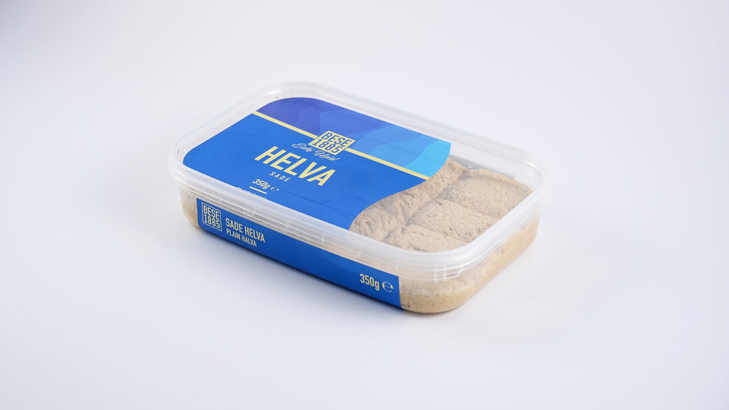 Klassisch Köstliche Halva aus der Türkei 350 g – Tahin-Halva – 52% Sesampaste – Glutenfrei – Ohne Glukosesirup, Palmöl & künstliche Süßstoffe – Halwa, Perfekt für besondere Anlässe (Klassisch)