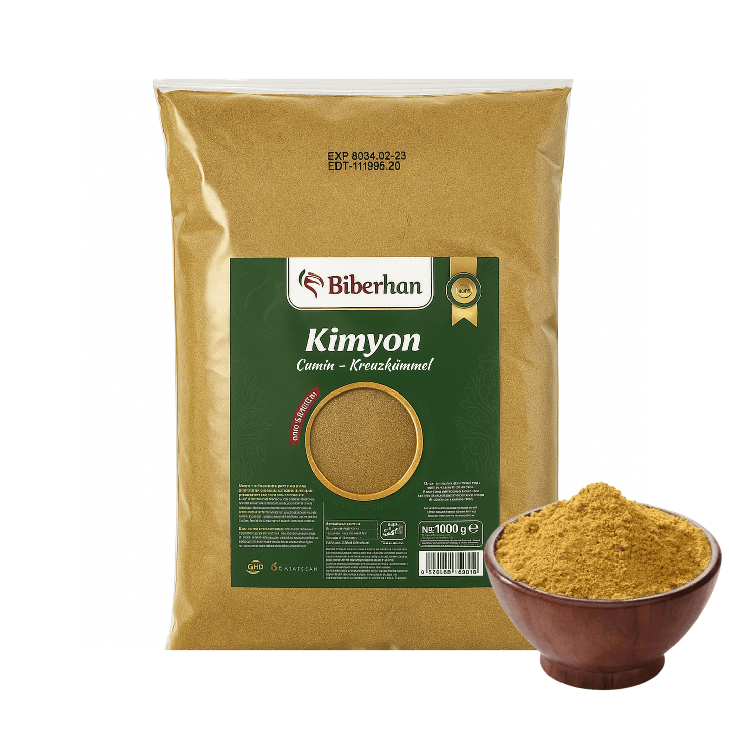 Premium Ground Cumin 500g / Turkish Kimyon – Specially Produced in the UNESCO Gastronomic City of Gaziantep – 100% Natural, No Additives & Intense Aroma (500g)