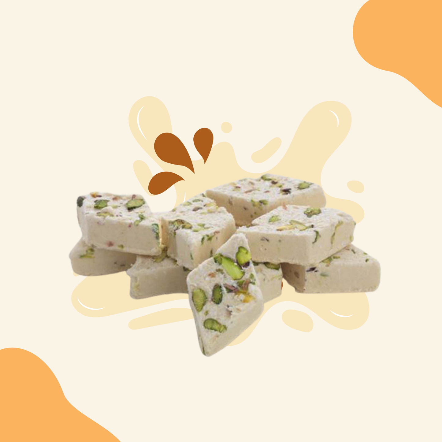 Premium 250g Saray Helvası - Antep Fıstıklı, Türk Tatlıları – | Saray Helvası, Helal Tatlılar ve Hediye Fikri | Pamuk Şeker, Türk Pamuk Şekeri (Saray Helvası - Antep Fıstıklı 250g) 