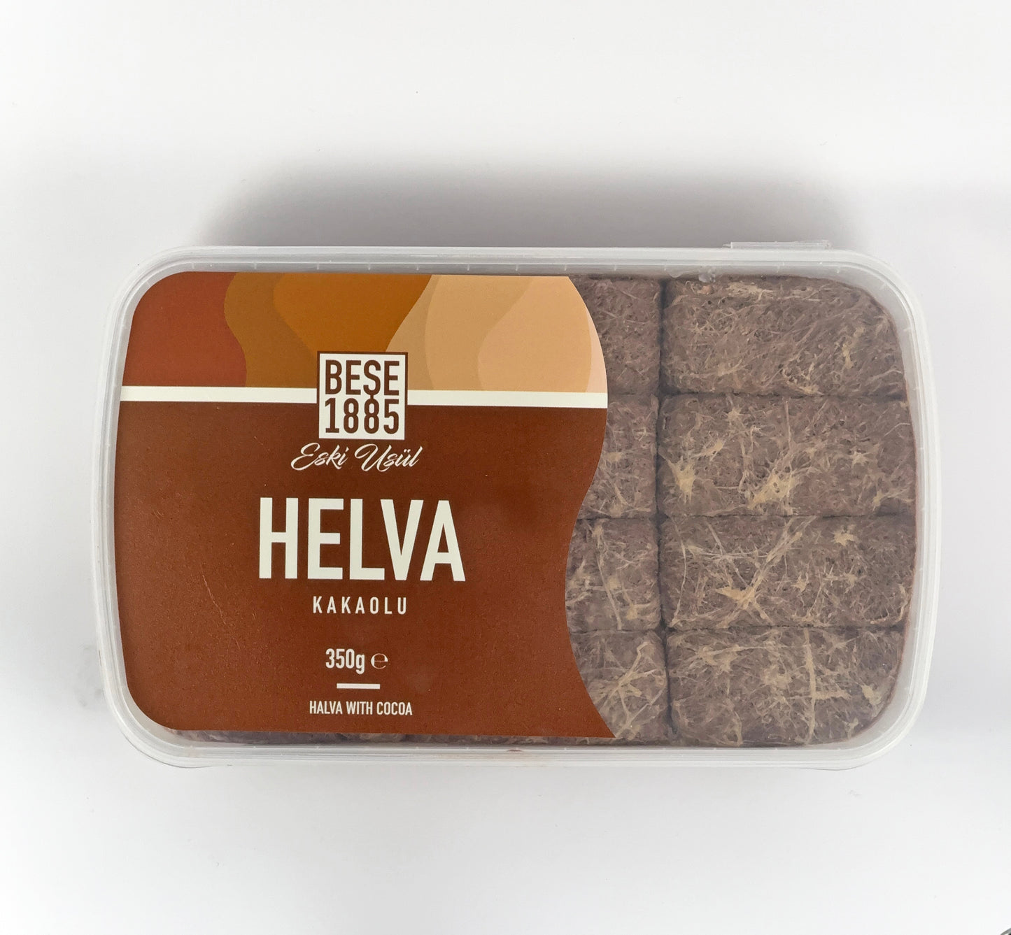 Delicious halva from Turkey, 350g – Tahini halva – 52% sesame paste – Gluten-free – No glucose syrup, palm oil &amp; artificial sweeteners – Halva, perfect for special occasions (cocoa) 